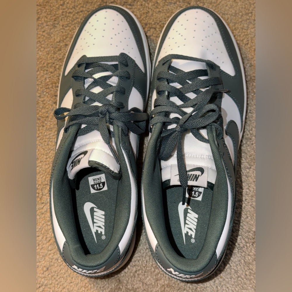 SIZE 11.5 | Nike Dunk Low 'Vintage Green' | DV0833-111 new without box NWOB - Picture 5 of 8